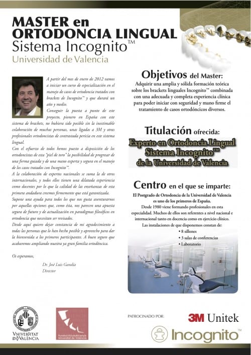 TITULO EXPERTO EN INCOGNITO Universidad de Valencial